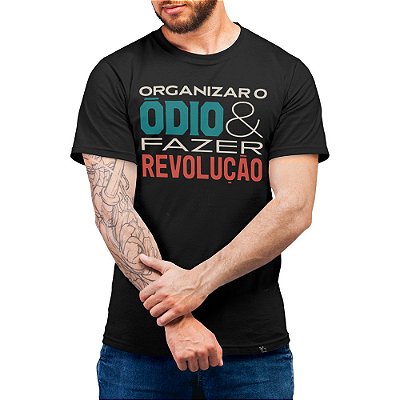 Organizar o Ódio - Camiseta Basicona Unissex