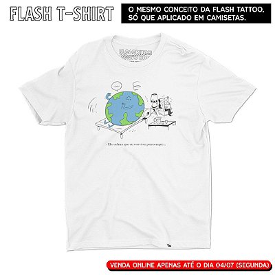 Planeta no DivÃ£ - Camiseta Basicona Unissex