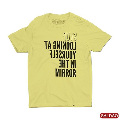 Mirror - Camiseta ClÃ¡ssica Masculina-SaldÃ£o