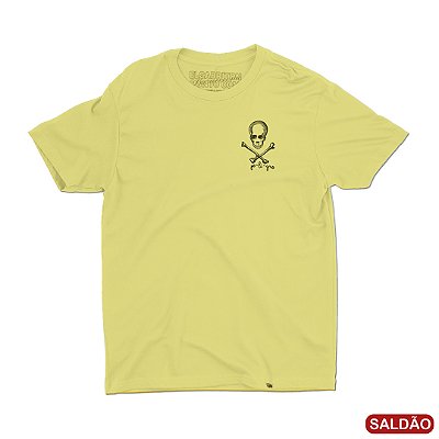 Pe-li-gro - Camiseta Clássica Masculina-Saldão