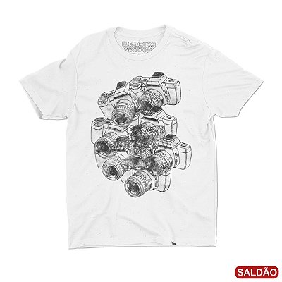 Cameras - Camiseta Botonê Manga Curta-Saldão