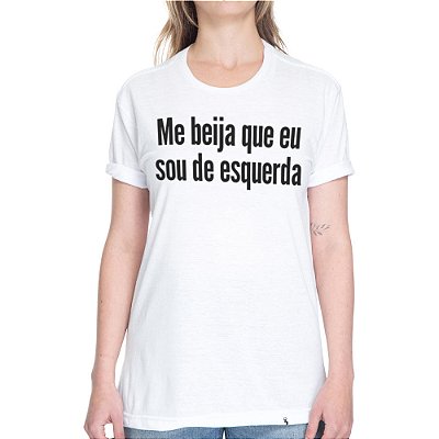 Me Beija - fonte grossa - Camiseta Basicona Unissex