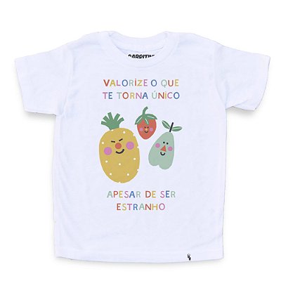 Valorize O Que Te Torna Único - Camiseta Clássica Infantil