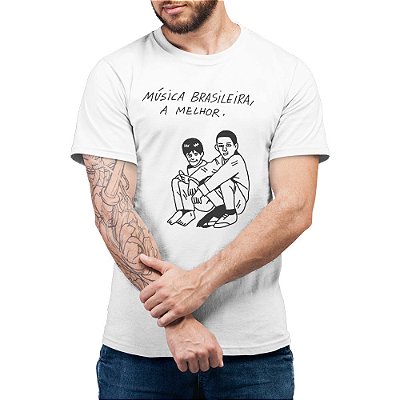 Música Brasileira, a Melhor - Camiseta Basicona Unissex