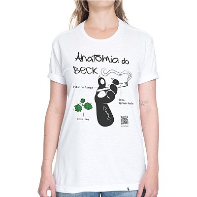 Anatomia do Beck - FRENTE e DENTRO - Camiseta Basicona Unissex
