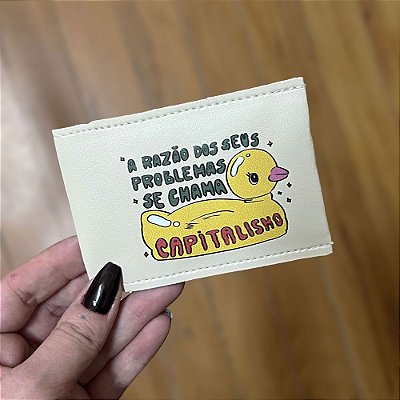 Capitalismo - Carteira Porta Cartão