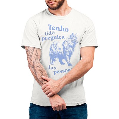 Tenho Tido Preguiça - Camiseta Basicona Unissex