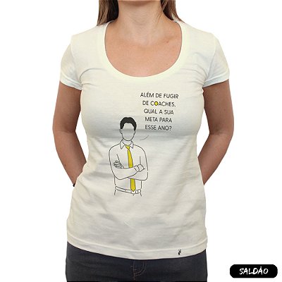 Metas - Camiseta Clássica Feminina-Saldão