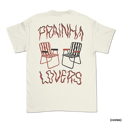 Prainha Lovers - SÓ COSTAS - Camiseta Basicona Unissex