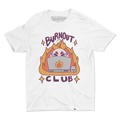 Burnout Club - Camiseta Basicona Unissex