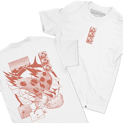 Nagare Mushi - FRENTE e COSTAS - Camiseta Basicona Unissex