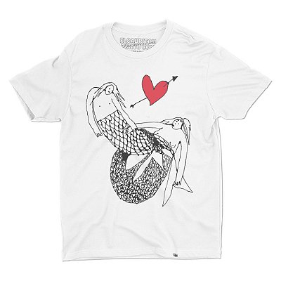 Namoradas de Mari Cherubini - Camiseta Basicona Unissex