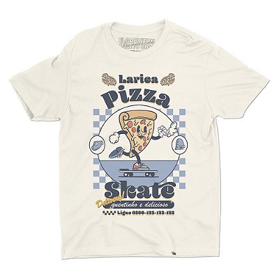Pizza Skate de Amanda Favali - Camiseta Basicona Unissex