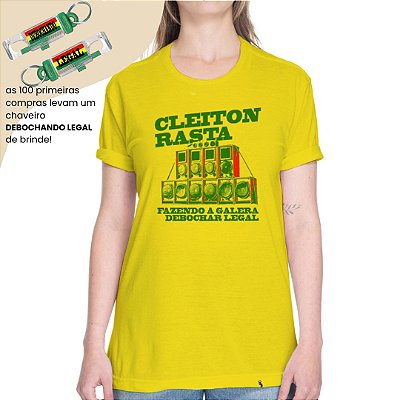 Cleiton Rasta Fazendo - Camiseta Basicona Unissex
