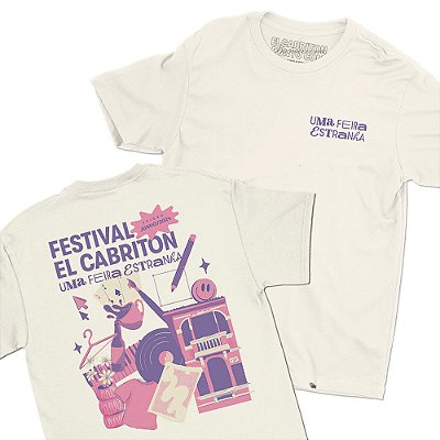 Festival El Cabriton JUN-24 - FRENTE e COSTAS - Camiseta Basicona Unissex