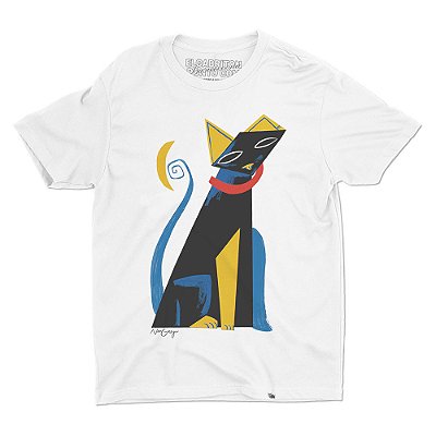Gato de Nat Grego - Camiseta Basicona Unissex