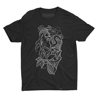 Medusa de Marcela Ribeiro - Camiseta Basicona Unissex