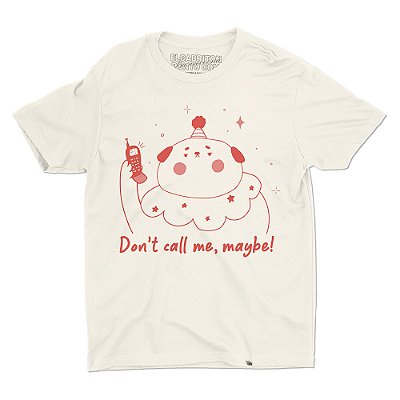 Don't Call Me de Maarte Ateliê  - Camiseta Basicona Unissex