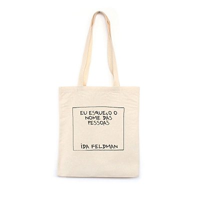 Esqueço Os Nomes - Bolsa de Lona
