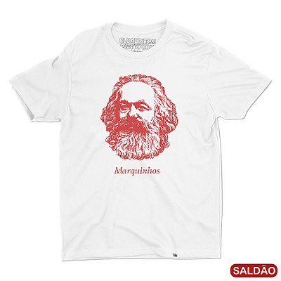 Marquinhos - Camiseta Basicona Unissex-Saldão