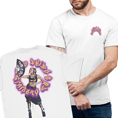 Leque e Luisa - FRENTE e COSTAS - Camiseta Basicona Unissex