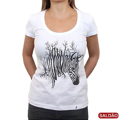 Zebrarvore - Camiseta Clássica Feminina-Saldão
