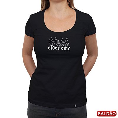 Elder Emo - Camiseta Clássica Feminina-Saldão
