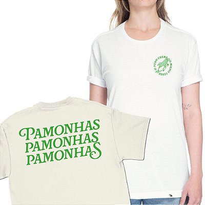 Pamonhas - FRENTE e COSTAS - Camiseta Basicona Unissex