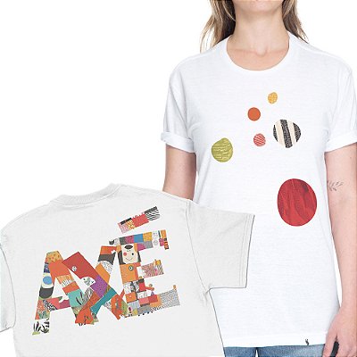 Axé de João Costa - FRENTE e COSTAS - Camiseta Basicona Unissex