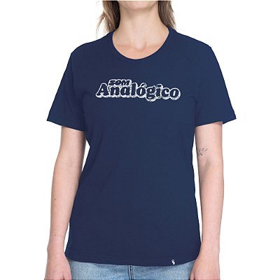 Som Analógico  - Camiseta Basicona Unissex