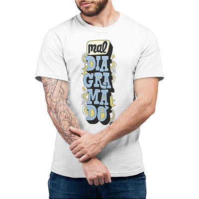Mal Diagramado - Camiseta Basicona Unissex