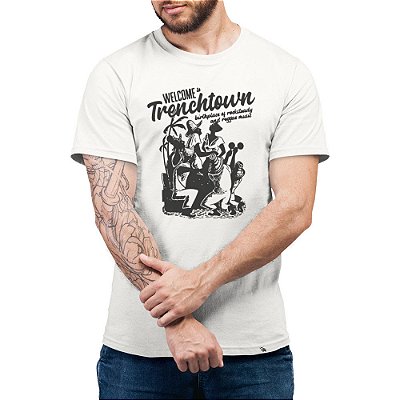 Welcome To Trenchtown - Camiseta Basicona Unissex
