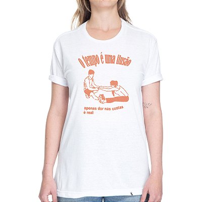 O Tempo é uma Ilusão  - Camiseta Basicona Unissex