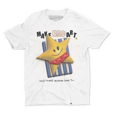 Make Bad Art - Camiseta Basicona Unissex
