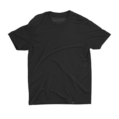 Camiseta Basicona Lisa - PRETA (unissex) - Camiseta Basicona Unissex