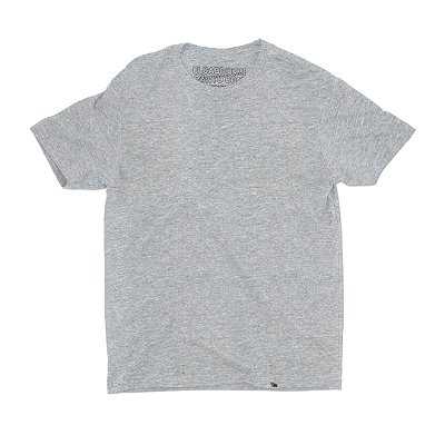 Camiseta Basicona Lisa - CINZA MESCLA (unissex) - Camiseta Basicona Unissex