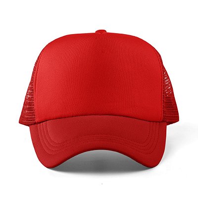 Boné Liso - VERMELHO  - Boné