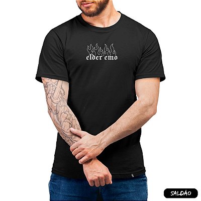 Elder Emo - Camiseta Clássica Masculina-Saldão