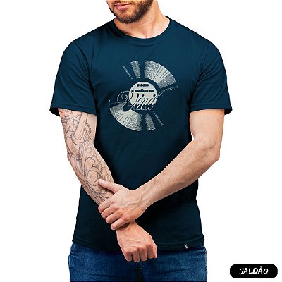 O Som é Melhor  - Camiseta Clássica Masculina-Saldão