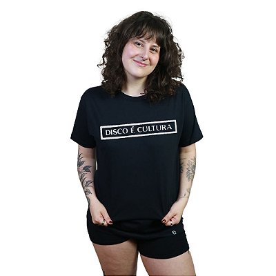 Disco é Cultura - Camiseta Basicona Unissex