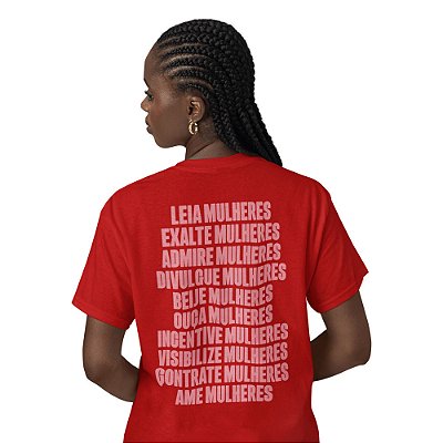 Leia Mulheres - SÓ COSTAS - Camiseta Basicona Unissex