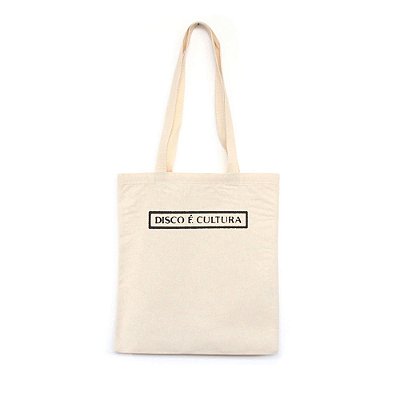 Disco é Cultura - Bolsa de Lona