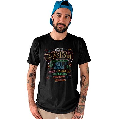 Festival de Cumbia - Camiseta Basicona Unissex