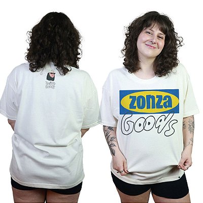 Zonza Goods - FRENTE e COSTAS - Camiseta Oversized Unissex