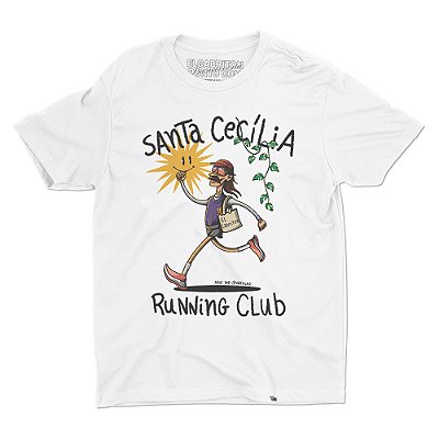 Santa Cecília Running Club - Camiseta Basicona Unissex