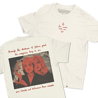 Fire Walk With Me - FRENTE e COSTAS - Camiseta Basicona Unissex