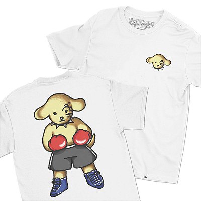 Doguinho Tyson - FRENTE e COSTAS - Camiseta Basicona Unissex