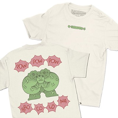 BROCOLONA - FRENTE e COSTAS - Camiseta Basicona Unissex