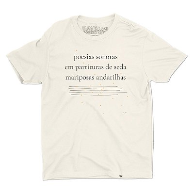 Poesias Sonoras - Camiseta Basicona Unissex