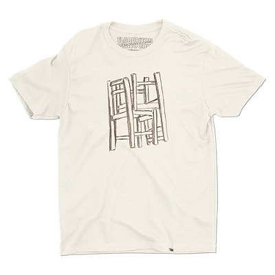 Duplas de Cadeiras Dormem Assim - Camiseta Basicona Unissex